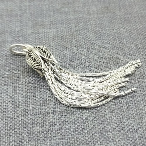 Sterling silber pfau - sterling, quaste