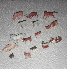 Preiser HO Tiere Figuren Tierfiguren 15er Set Esel Hund u.a. Modelleisenbahn