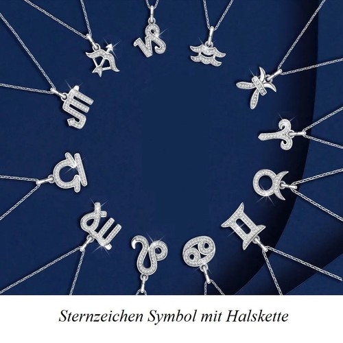 Sternzeichenkette anhänger - sternzeichenkette,