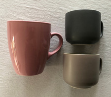 3x Kaffeetassen einfarbig