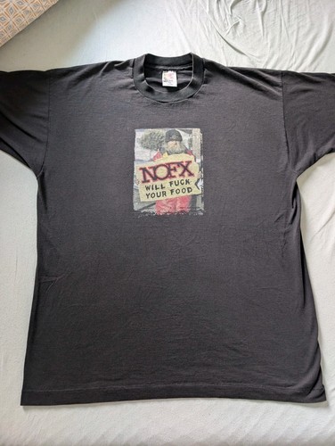 Nofx punk band shirt 90s - punk, bad