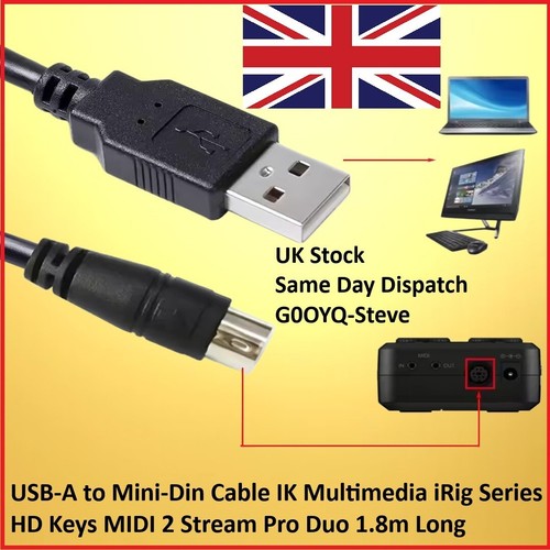 Usb auf mini din kabel - usb-a, ik