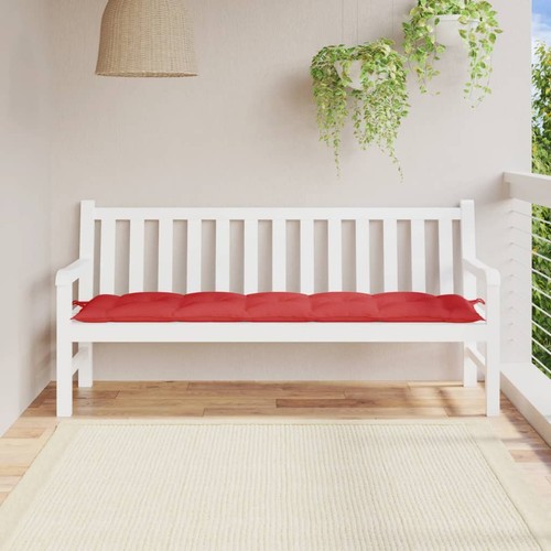 Vidaxl gartenbank auflage rot - gartenbank-auflage,
