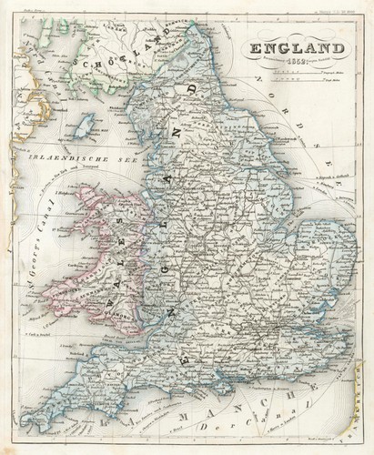 England original stahlstich - england,