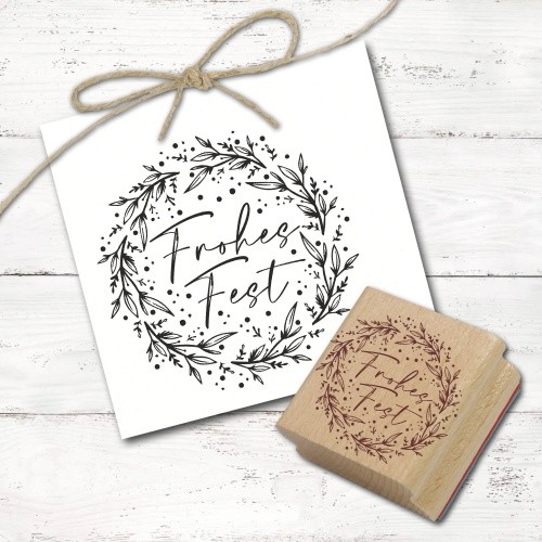 Motivstempel frohes fest - motivstempel,