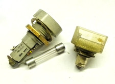 Einbau Sicherungshalter f. US Sicherung  6,3 x 32 mm mit Kontrolllampe ( MOD 2 )