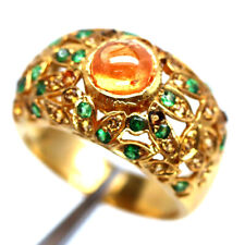 925 Silber 5 Mm. Fanta Orange