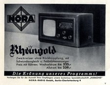 Radio Nora Rheingold Reklame