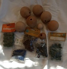 Holzkugeln, Konvolut, Basteln