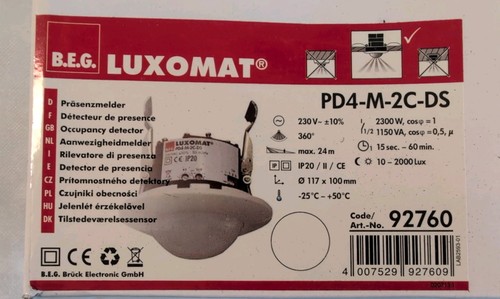 Luxomat präsenzmelder - b.e.g.,