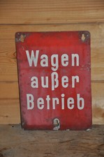 Altes blechschild - altes,