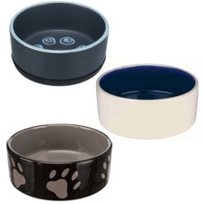 TRIXIE Keramiknapf für Hunde Diverse Muster Spülmaschinengeeignet Hundenäpfe