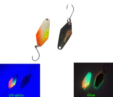 Nories Rooney Form 2,2g Trout Spoon 39 Farben Forellenblinker Japanblinker