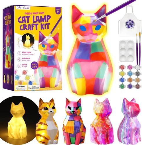 Katze lampe bastelset - lampe, 12
