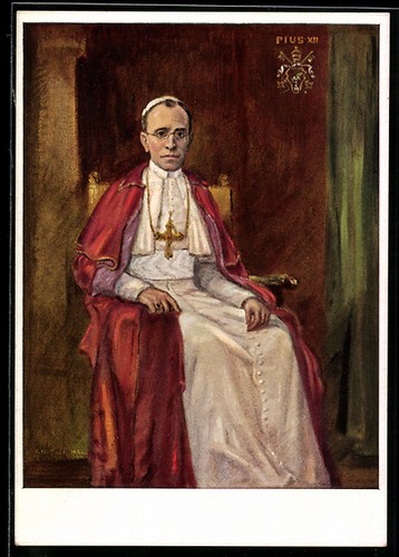 Ansichtskarte papst pius - ansichtskarte,