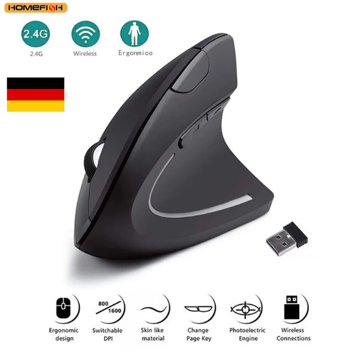 Vertikale ergonomische maus - vertikale,