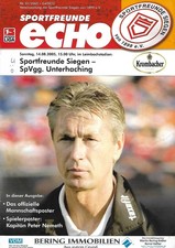 Sportfreunde Siegen - SPVGG Unterhaching (Stadionzeitung vom 14.08.2005)