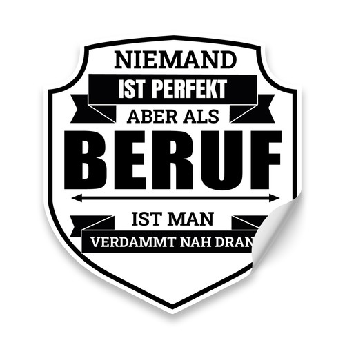 Aufkleber beruf fun - fun, sticker