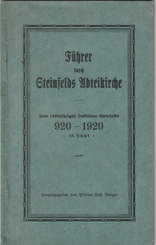 Buch steinfeld abteikirche - ,