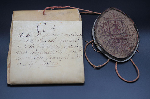 Urkunde des bischofs - bischofs, bernardin