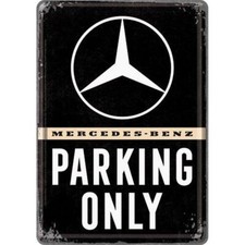 Nostalgic-Art - Garagen Blechschild Metallschild - Mercedes-Benz Parking Only