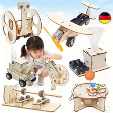 6 in 1 Kinder Physik Wissenschaft Pädagogisches Experimente Kit DIY Montage Wind