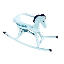 Geuther Halla 2932 Holz Schaukelpferd Schaukeltier ab 1 Jahr Schutzring Grün