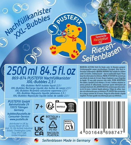 Pustefix nachfüllkanister - pustefix,