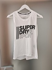 SuperDry Sport Tanktop, Weiß