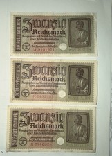 3x 20 Reichsmark