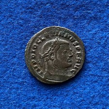 Diocletianus Augustus Follis Siscia Moneta Kaiser Tetrarchie Bronze #3088