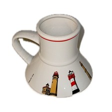 No Spill mug Leuchtturm Tasse nautic line Mug Becher sicher stehend Seefahrer