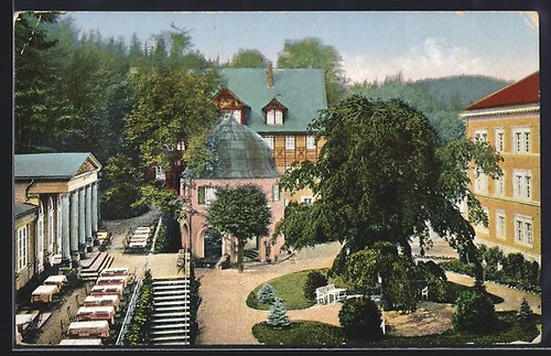 Ansichtskarte wiesenbad - ansichtskarte,
