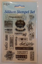 Clear Silikon Stempelset