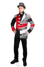 Karnevalskostüm NEU Herren Gardemix Jacke  Hochwertige Fasching Schwarz 46-66