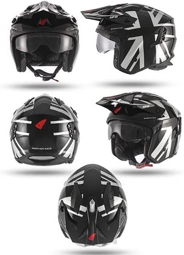 Motorradhelm ufo jet sheratan - jet,