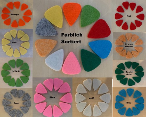Filz plektren plektrum picks - filz, plektren-plektrum-picks