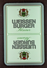 Skatspiel/Brauerei WEISSENBURGER (ohne Schatten) Die echten ASS