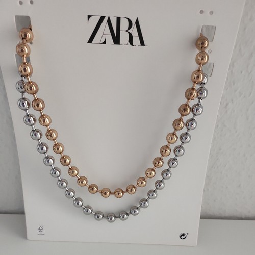 Zara kette farbe rosegold und - kette,