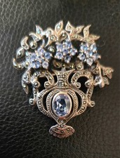 925 Sterling Silber Brosche