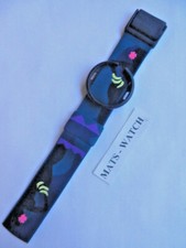 POP-SWATCH+APWBS104 TROPICAL NIGHT+STRETCHBAND+ORIGINAL-RING+NEU/NEW