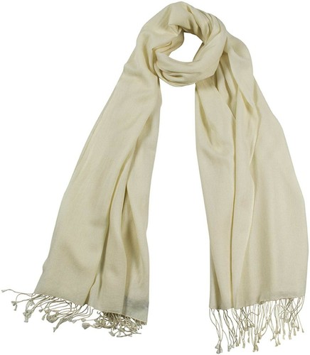Pashmina schal wollweiß - schal,
