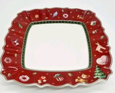 Villeroy & Boch Toy's Delight Frühstücksteller Kuchenteller Teller Eckig Rot 22