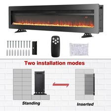 60" Wandkamin Elektrokamin 3D