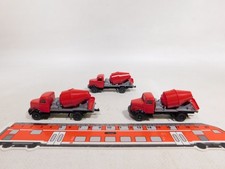 3x Wiking H0 1:87 Modell Betonmischer Henschel HS 100 53 b rot NEUW #DX187-0,5