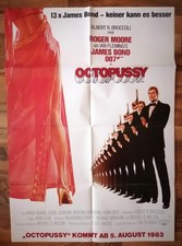James Bond Octopussy EA Filmplakat A1 Teaser UIP 1983 Roger Moore