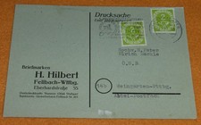 Benediktiner Kloster Abtei St. Martin Weingarten Bund Posthorn MeF Fellbach 1952