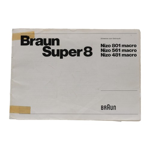 Braun super nizo 801 - 801, macro