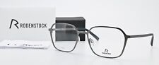 RODENSTOCK Germany Brille R7128 B 145 Titanium Matt Silbergrau Viereck Leicht L
