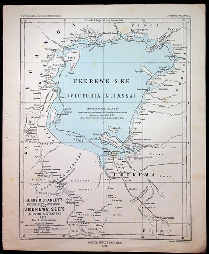 1875 lake victoria petermann - 1875,